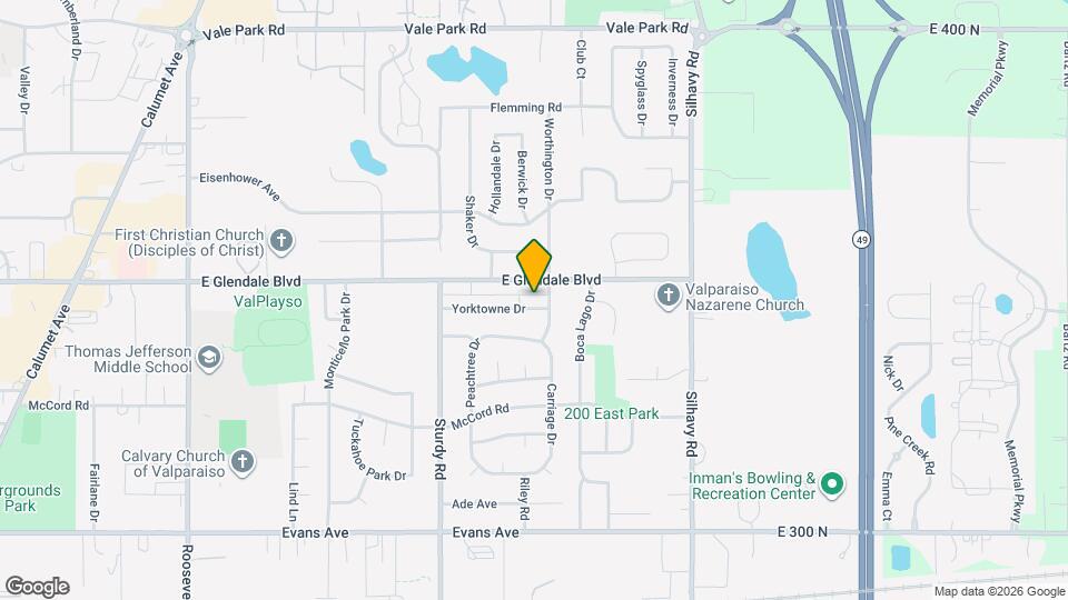 2225 Yorktowne Dr Map and Location Details