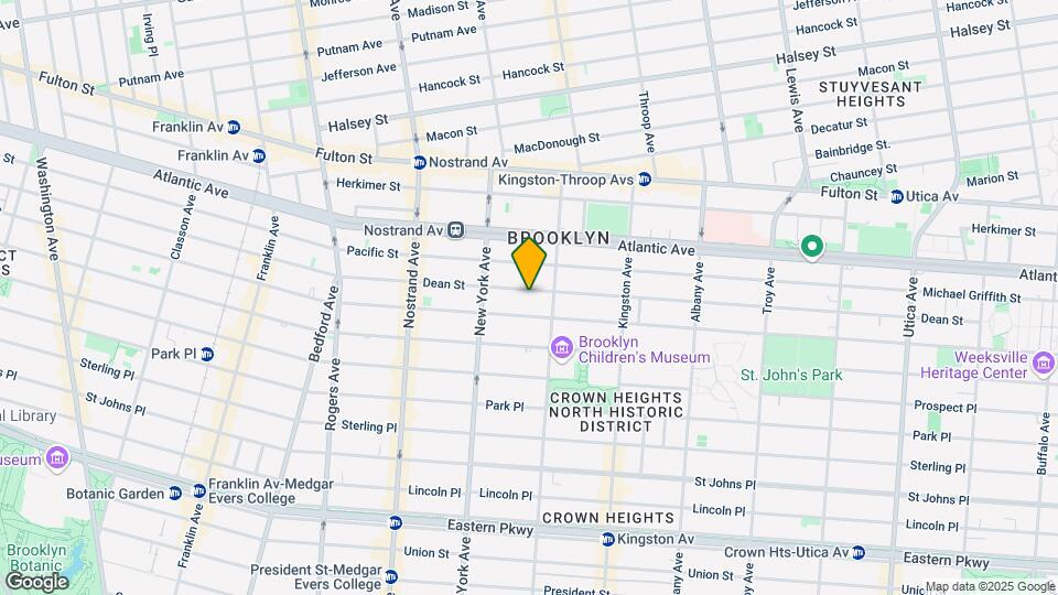 1318 Dean St Mapa y Detalles de la Ubicación