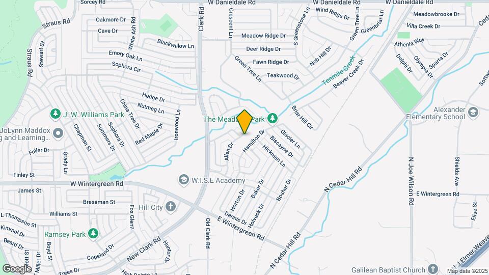 1600 Allen Dr Map and Location Details