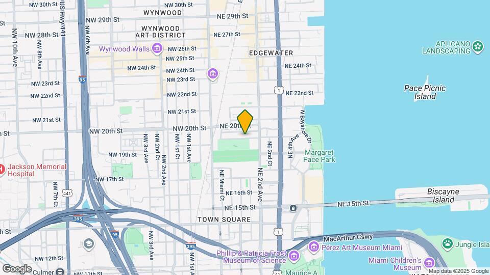97 NE 19th St, Unit A1 Map and Location Details