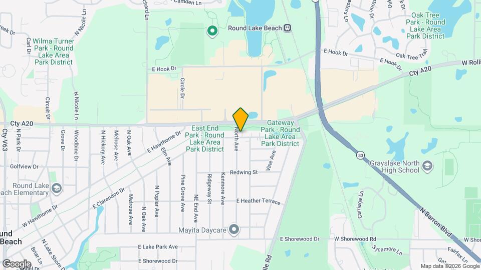 510 E Clarendon Dr Map and Location Details