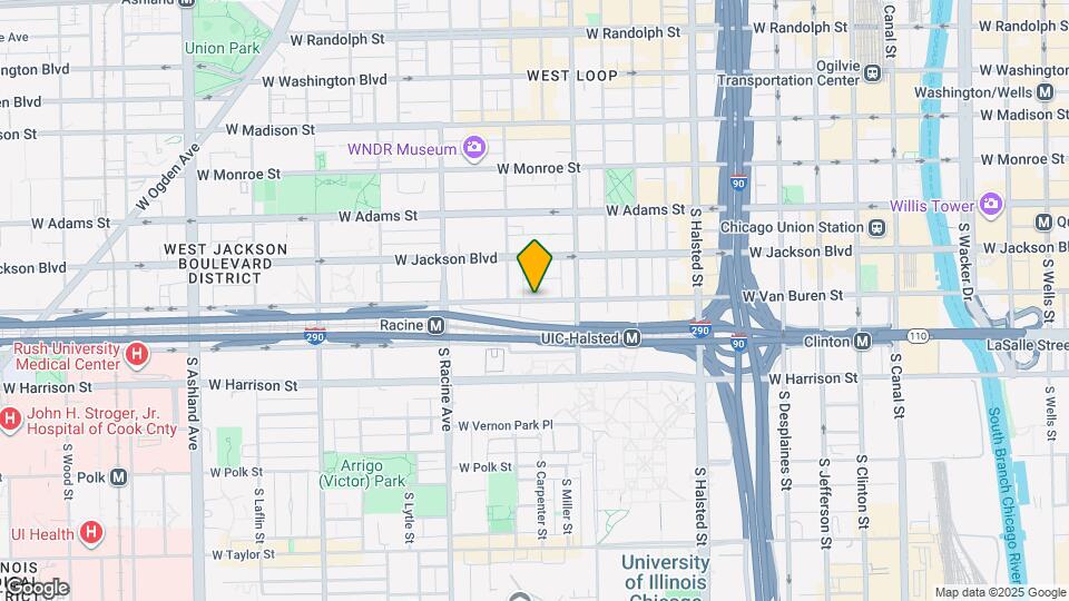 1039 W Van Buren St Map and Location Details