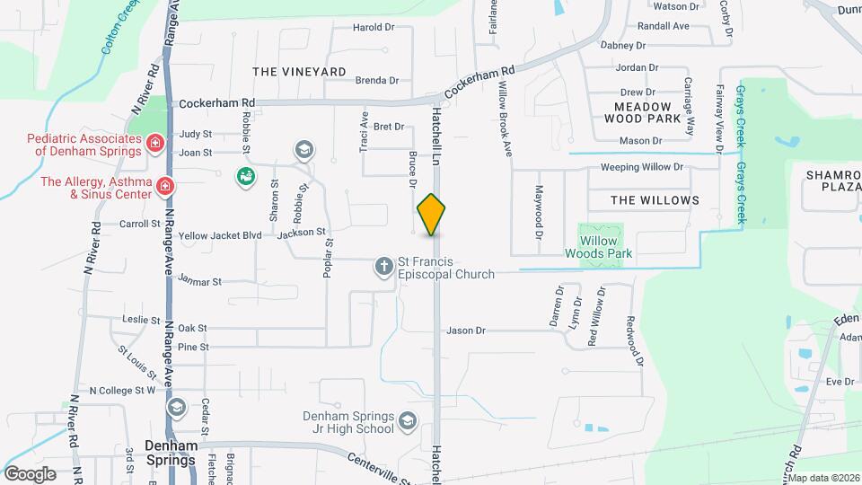 911 Hatchell Ln Mapa y Detalles de la Ubicación