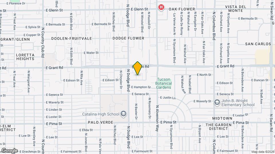 3759 E Edison St Mapa y Detalles de la Ubicación
