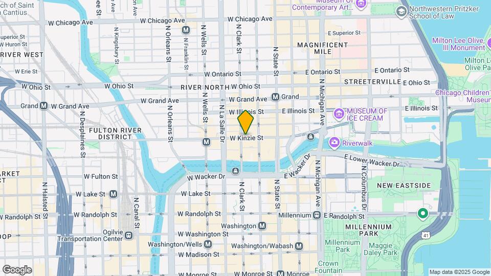 91 W Kinzie St Mapa y Detalles de la Ubicación