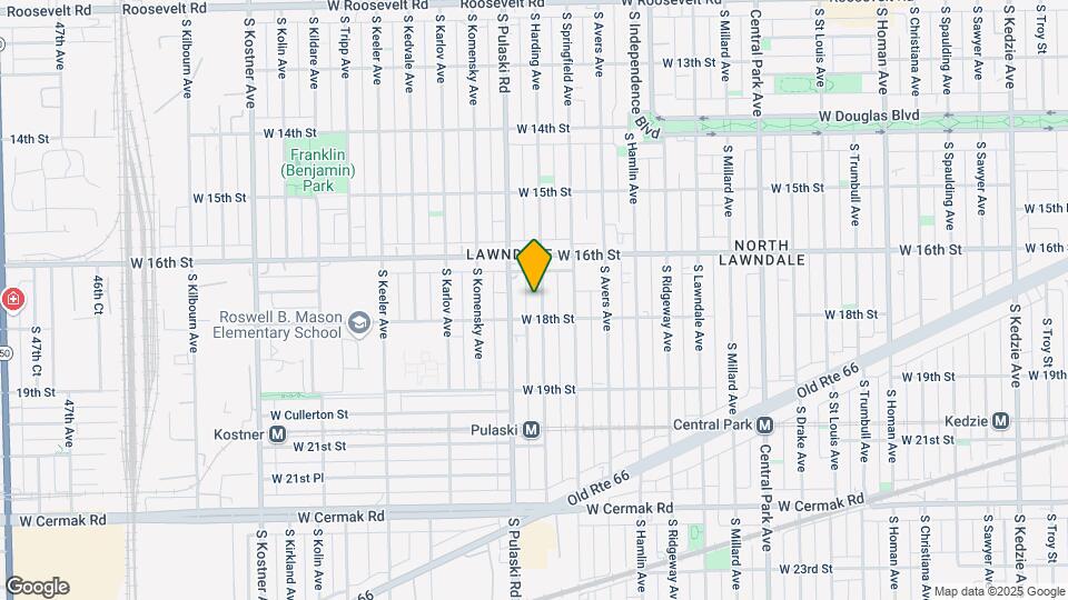 1642 S Harding Ave, Unit 3 Map and Location Details