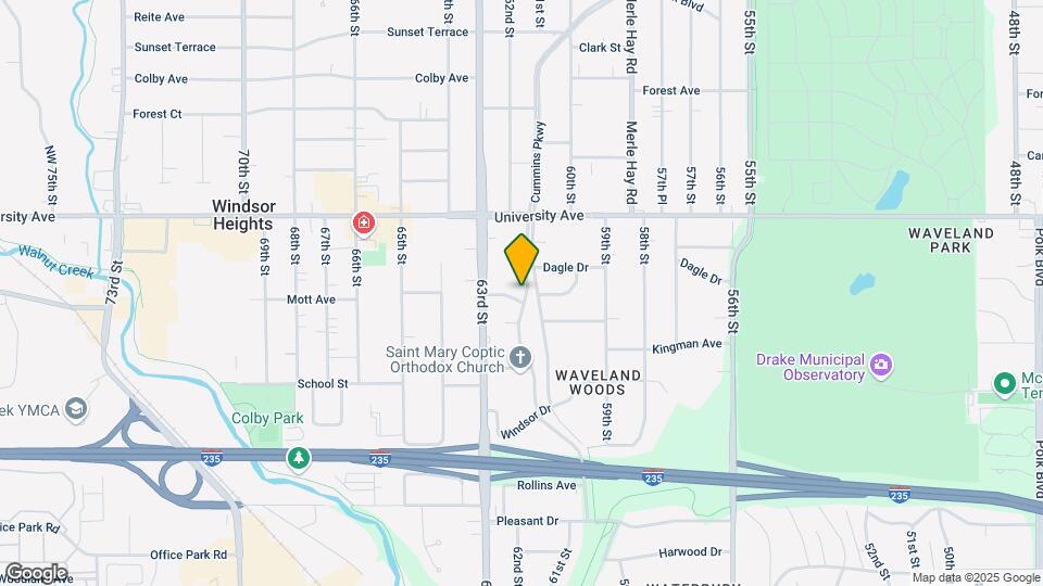6103 Dagle Dr Map and Location Details
