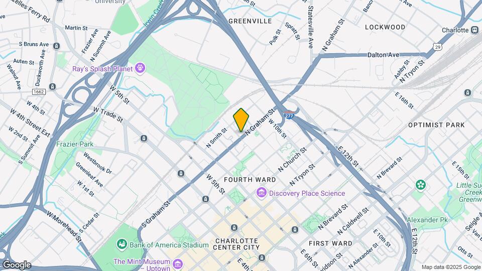 509 N Graham St, Unit 2E Map and Location Details