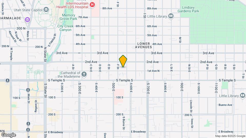 473 E 1st Ave Map and Location Details