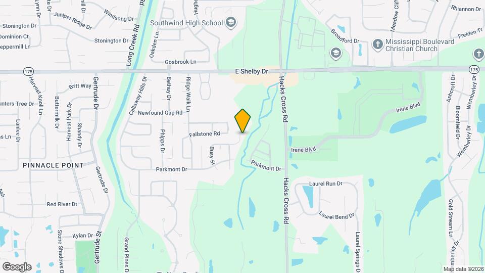 7911 Pinefrost Ln Map and Location Details