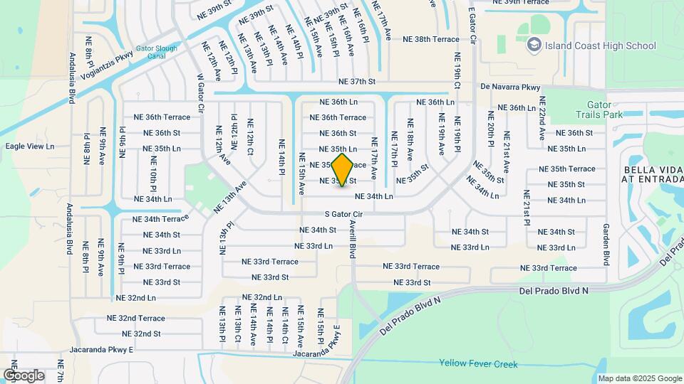 1603 NE 34th Ln Map and Location Details