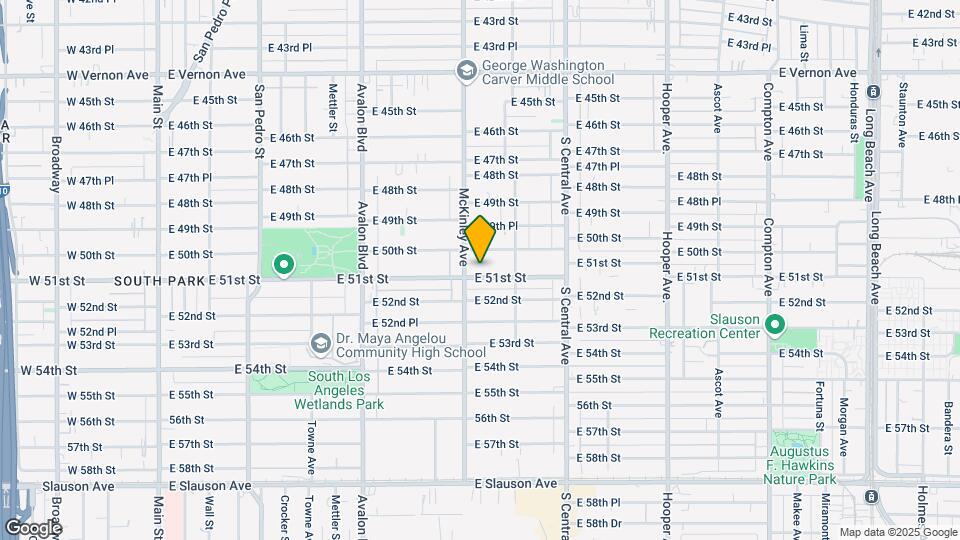 885 E 51st St Map and Location Details