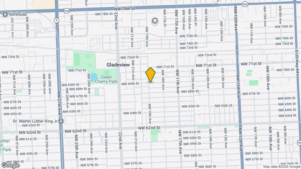 1880 NW 69th St Map and Location Details