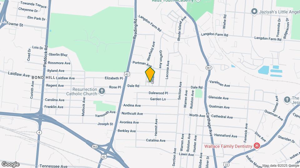 1766 Dale Rd Mapa y Detalles de la Ubicación