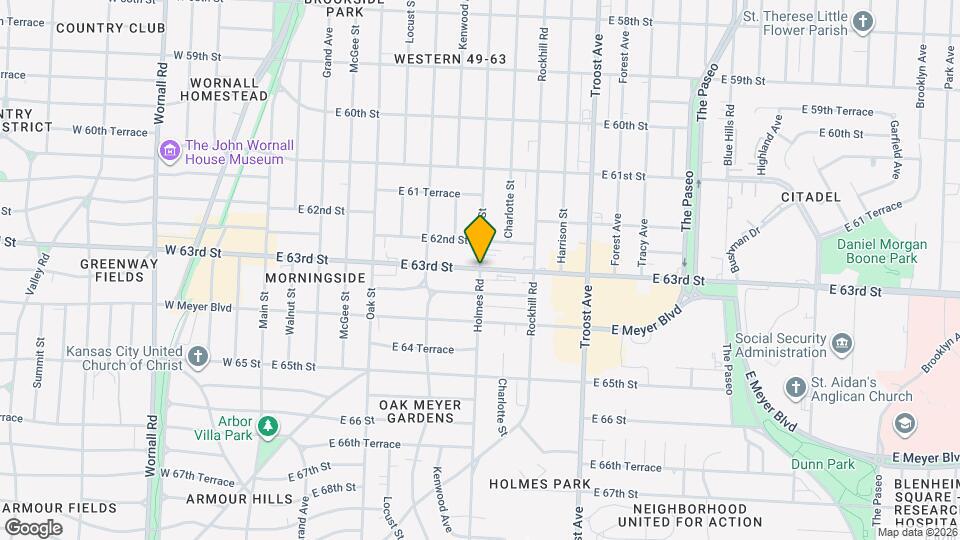 8143 Holmes St Map and Location Details