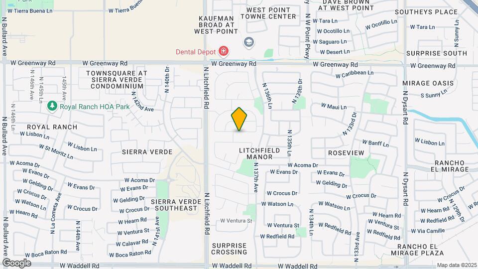 13771 W Mauna Loa Ln Map and Location Details