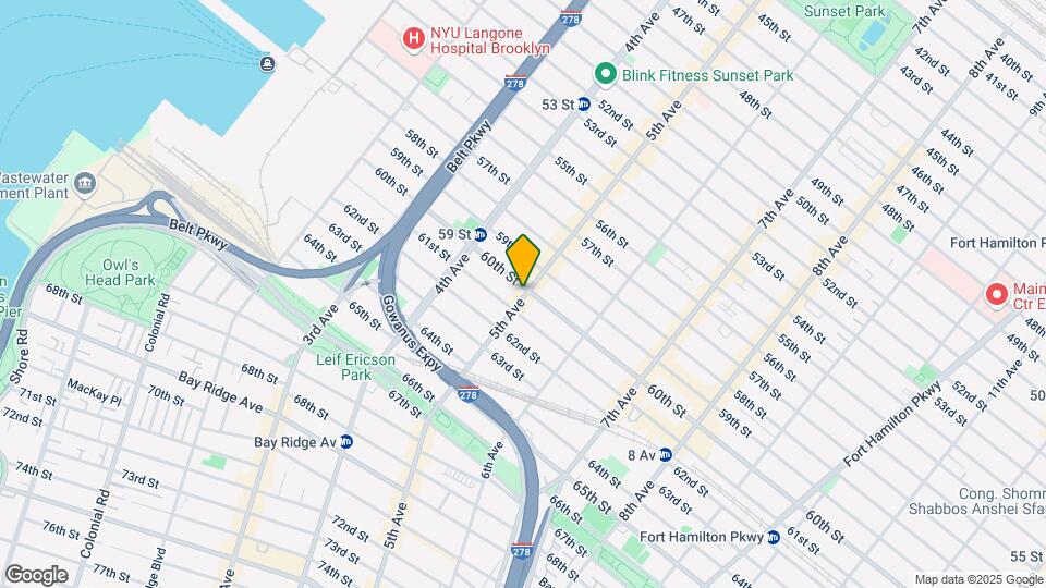 484 60th St Map and Location Details