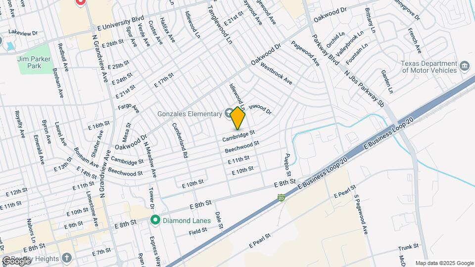 2717 Cambridge St Map and Location Details