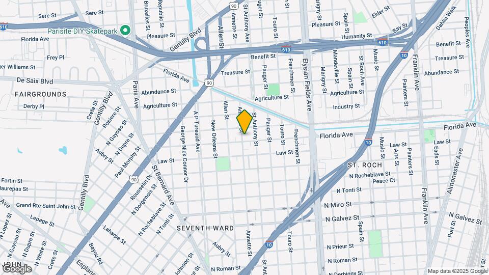 2709 Annette St Map and Location Details