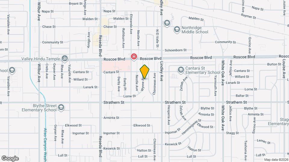 8122 Wynne Ave Map and Location Details