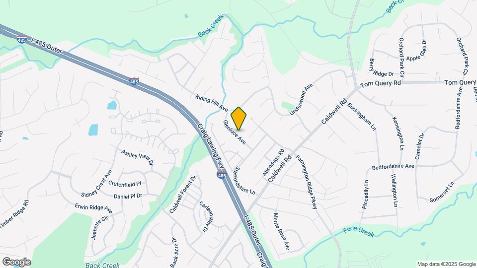 10736 Glenluce Ave Map and Location Details
