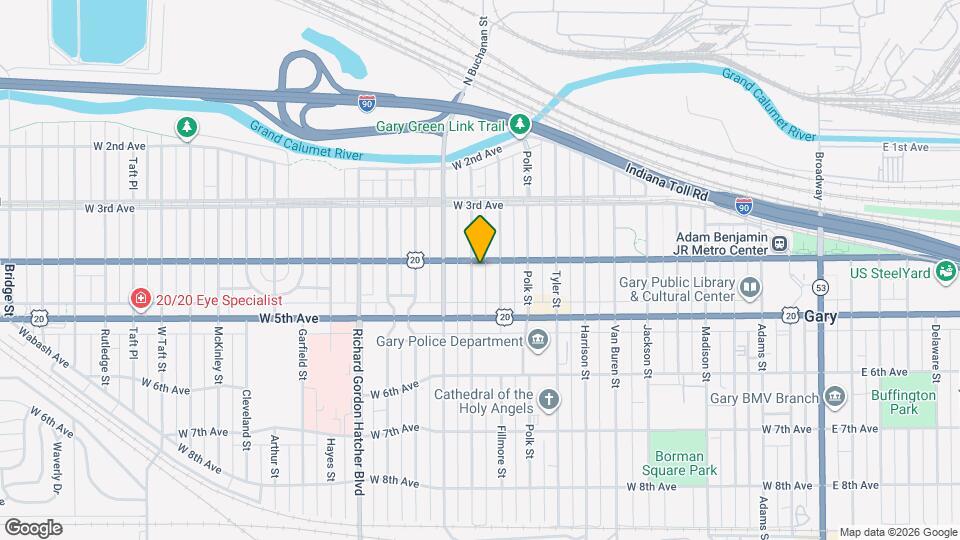 411 Pierce St Map and Location Details