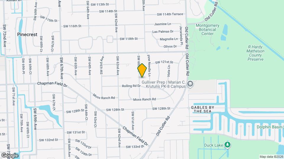 12365 SW 60th Ct Map and Location Details
