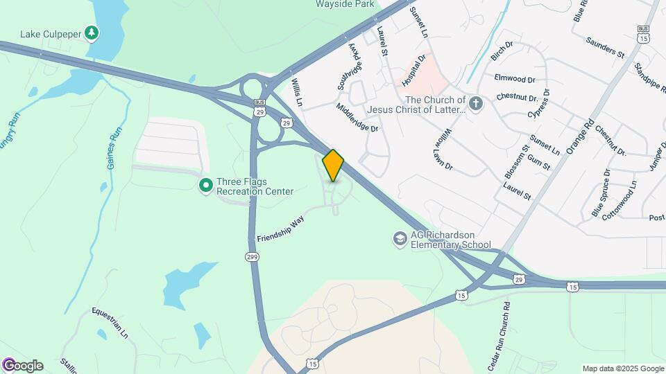 Spark Culpeper Mapa y Detalles de la Ubicación
