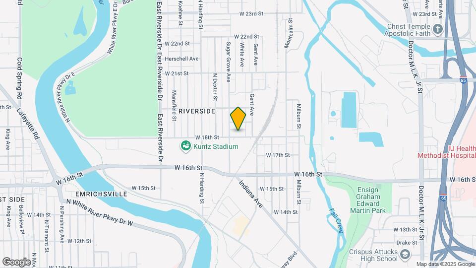 1228 W 18th St Map and Location Details