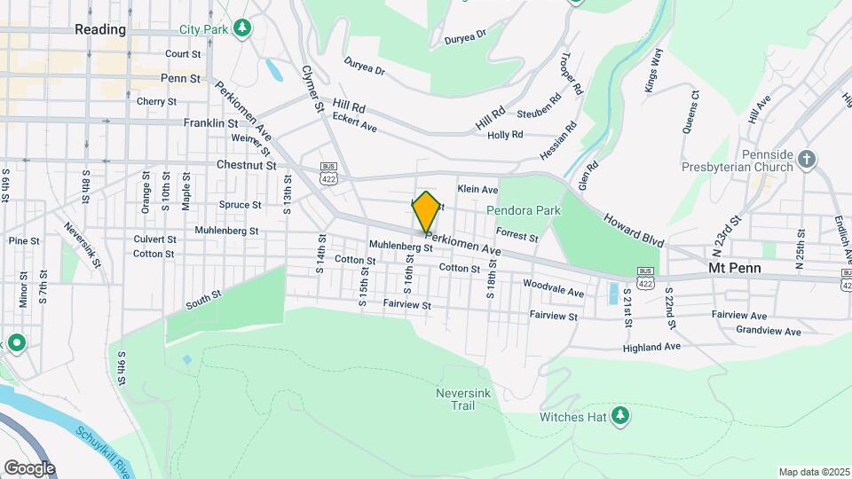 1620 Perkiomen Ave Map and Location Details