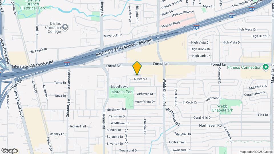 2949 Allister St Map and Location Details