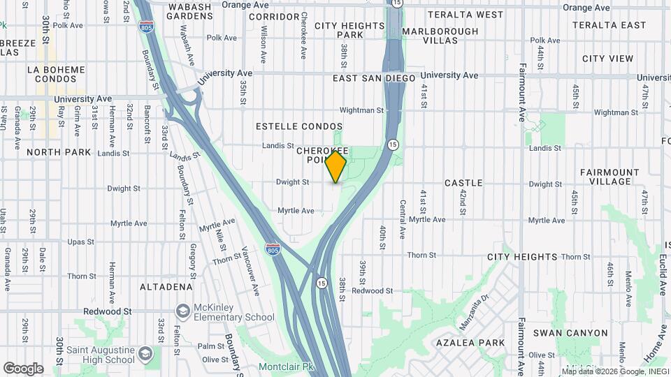 3558-3560 38th St Map and Location Details