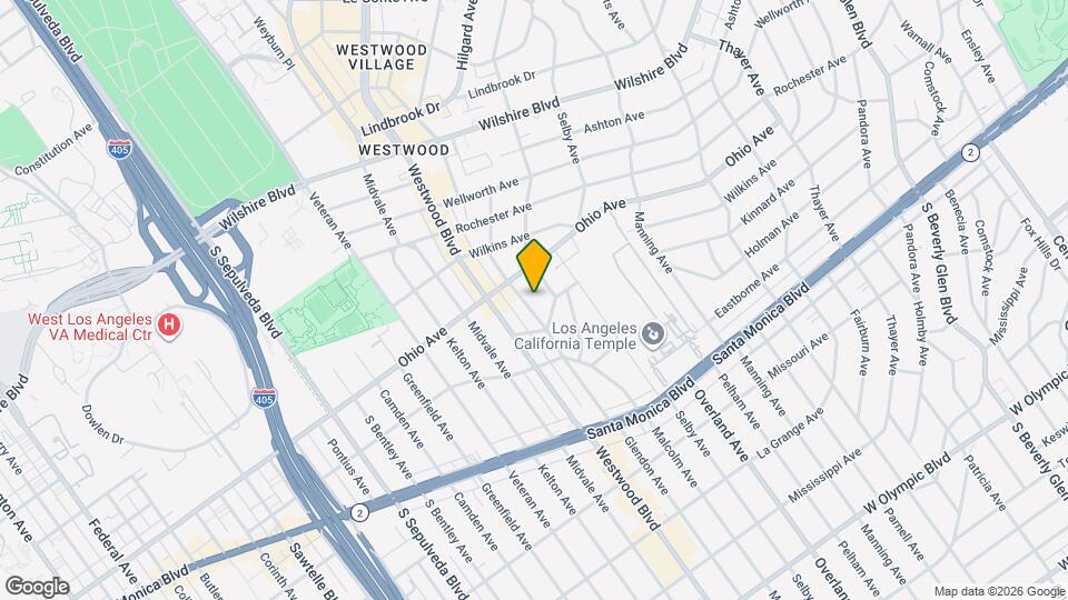 1532 Glendon Ave Map and Location Details