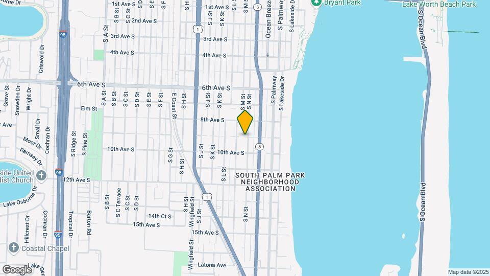 901 S N St, Unit B Map and Location Details