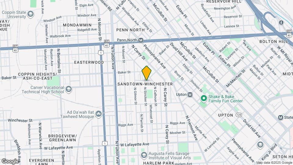 1438 Presstman St Mapa y Detalles de la Ubicación