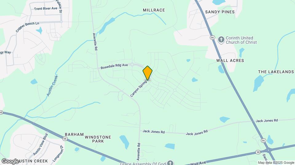 413 Canyon Spring Trl Map and Location Details