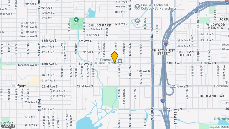 3828 18th Ave S Map and Location Details