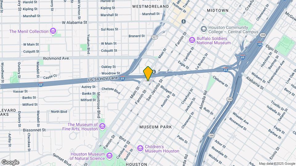 4712 Fannin St Map and Location Details