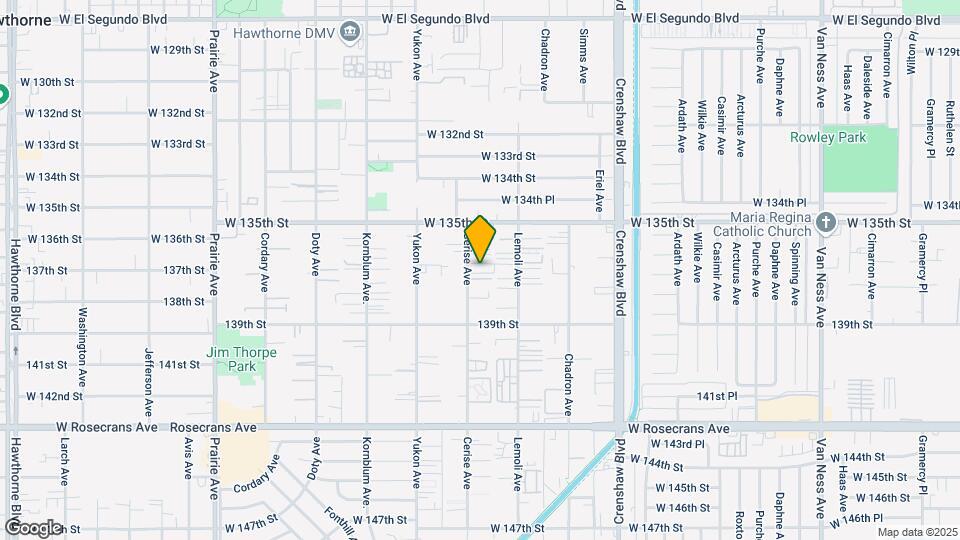 13620 Cerise Ave Map and Location Details