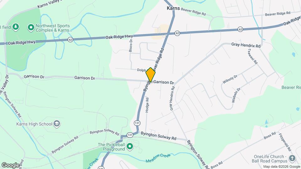 2920 Byington Beaver Ridge Rd Map and Location Details