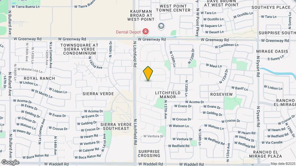 13819 W Mauna Loa Ln Mapa y Detalles de la Ubicación