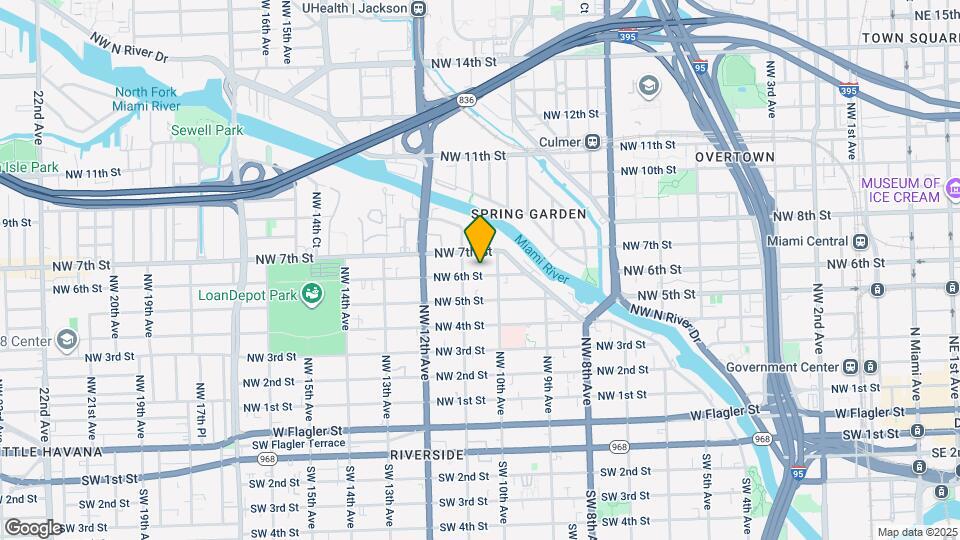 1033 NW 6th St Map and Location Details