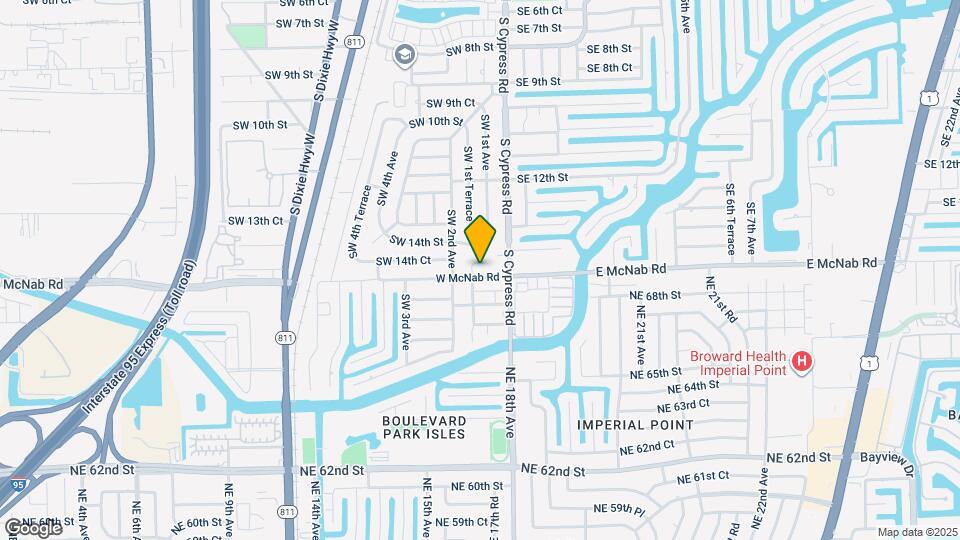 151 SW 15th St Map and Location Details