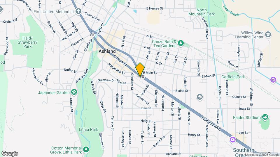 460 Siskiyou Blvd Map and Location Details