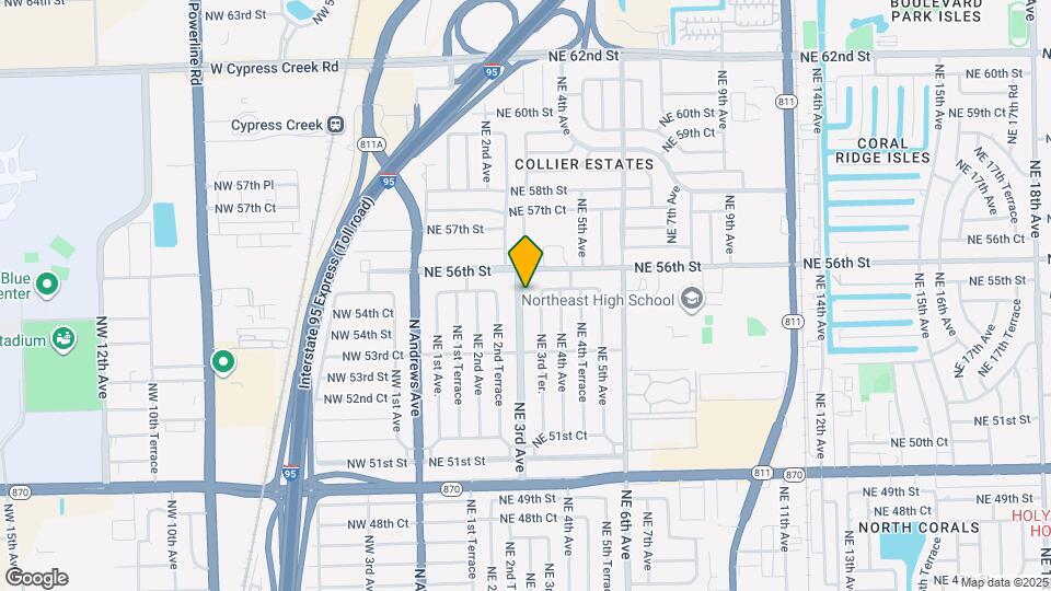 5464 NE 3rd Ave Map and Location Details