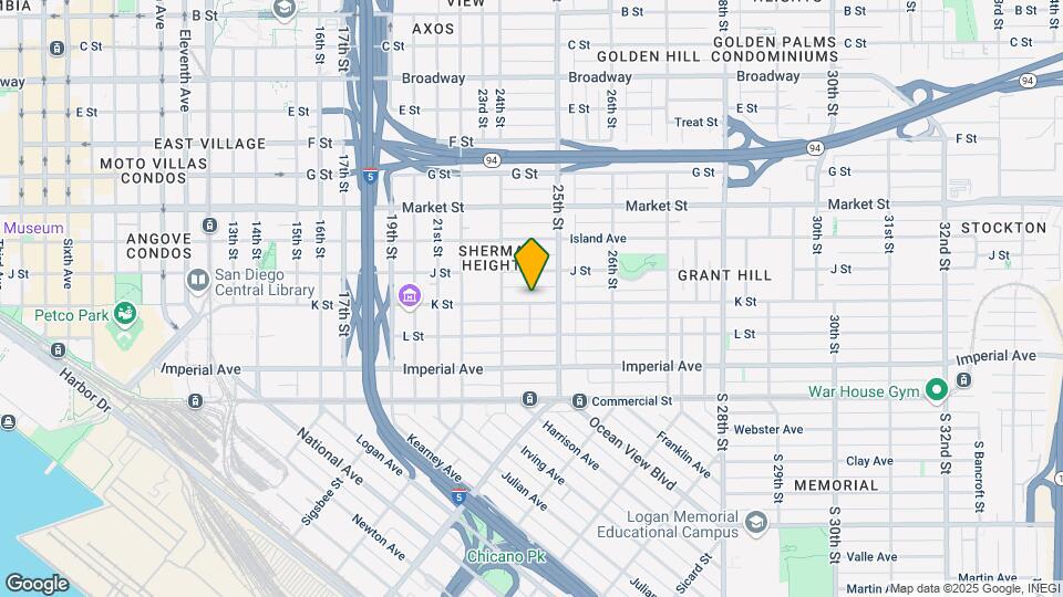 2450-2456 K St Mapa y Detalles de la Ubicación