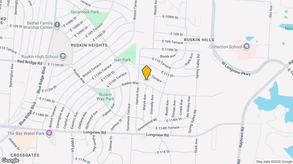 8216 Ruskin Way Map and Location Details