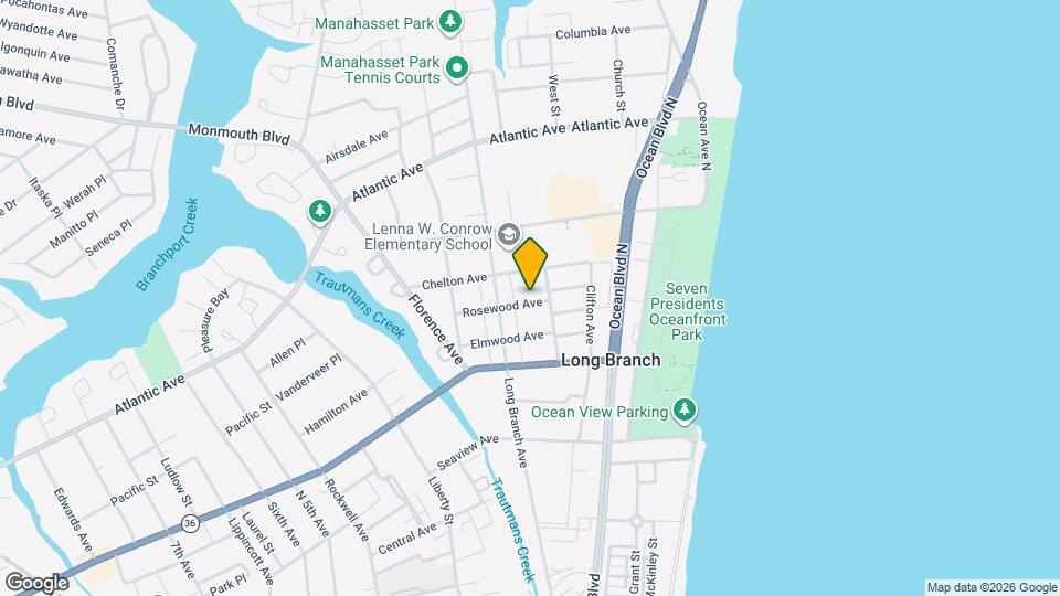 135 Rosewood Ave Mapa y Detalles de la Ubicación