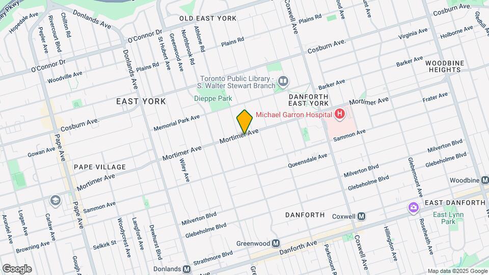 457 Mortimer Ave Map and Location Details