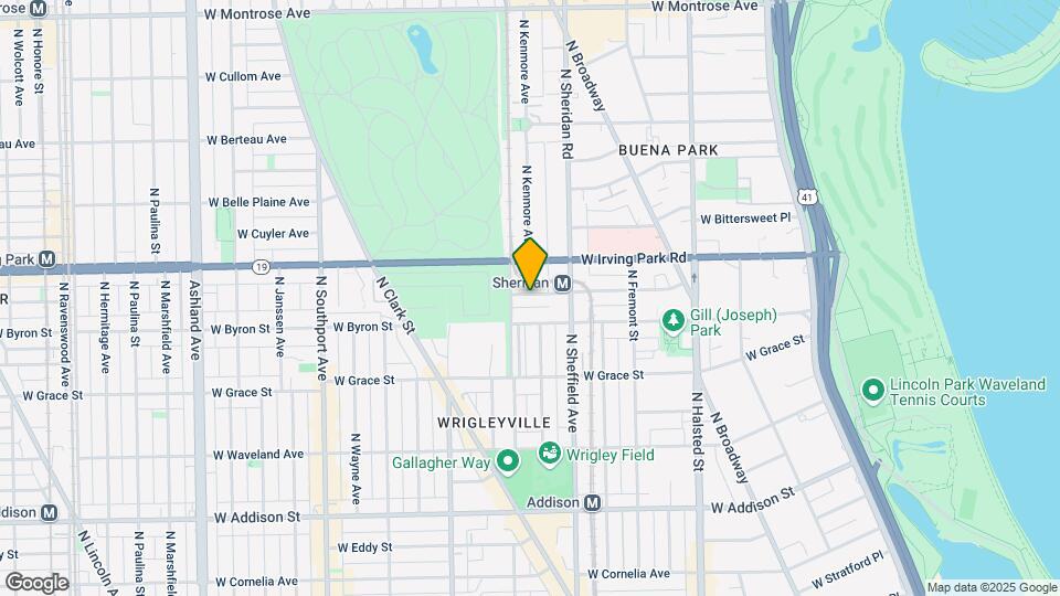 1061 W Dakin St Map and Location Details